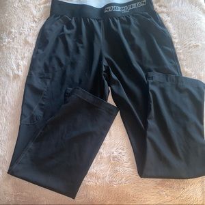 Black Sketcher Scrub Pants
